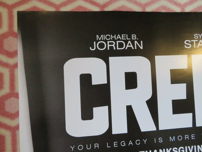 CREED US ONE SHEET ROLLED POSTER MICHAEL B.JORDAN SYLVESTER STALLONE 2015 - Rendezvous Cinema