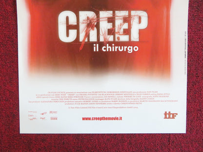 CREEP ITALIAN LOCANDINA POSTER VAS BLACKWOOD FRANKA POTENTE 2004 Rendezvous Cinema Movie posters