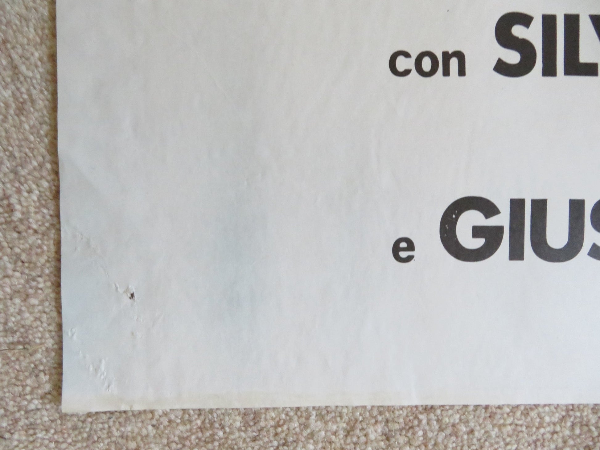 CREMA, CIOCCOLATA E PA...PRIKA ITALIAN 2 FOGLIO POSTER BARBARA BOUCHET 1981 Rendezvous Cinema Movie posters