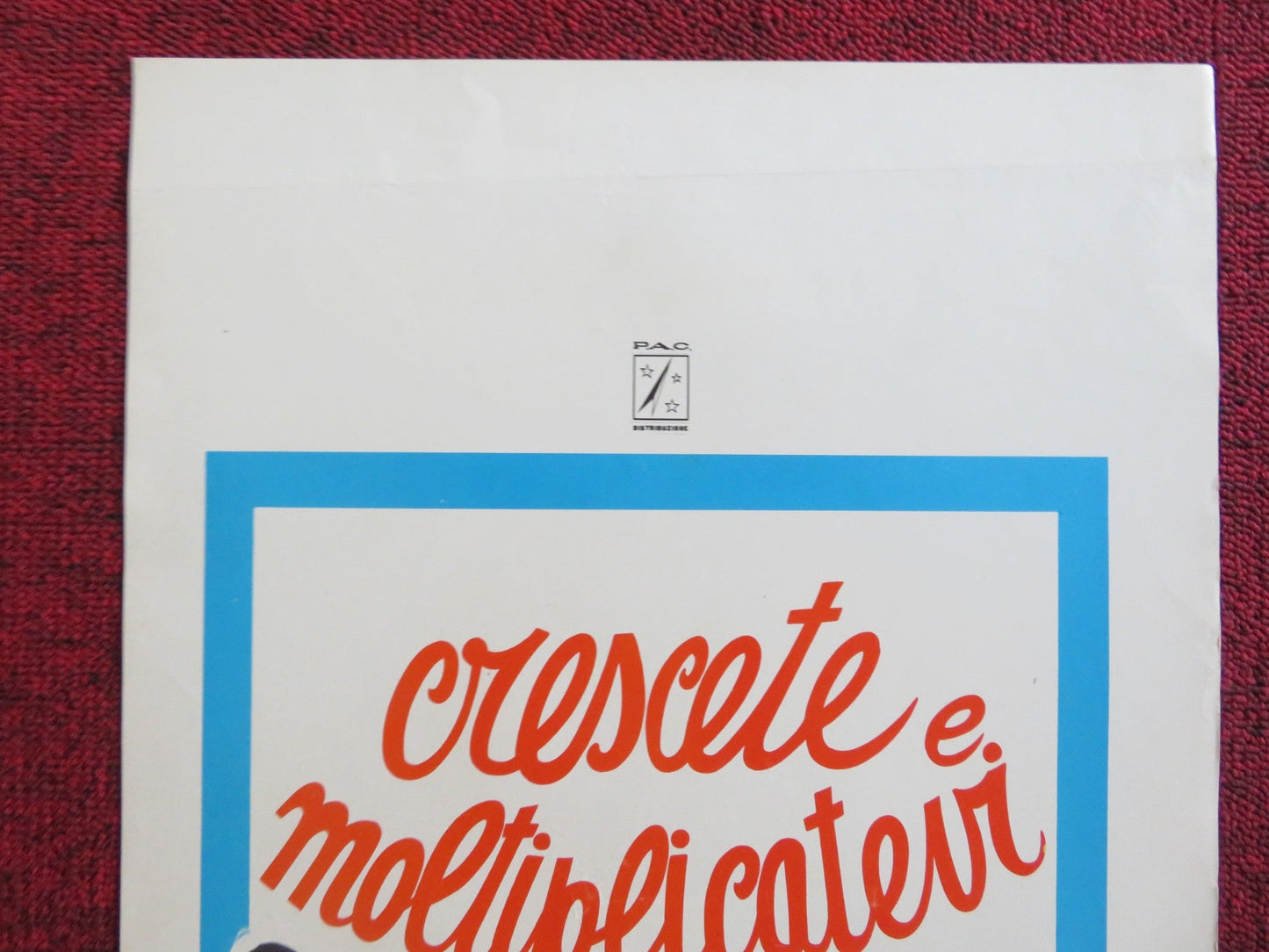 CRESCETE E MOLTIPLICATERI ITALIAN LOCANDINA POSTER RAYMOND PELLEGRIN 1973 Rendezvous Cinema Movie posters