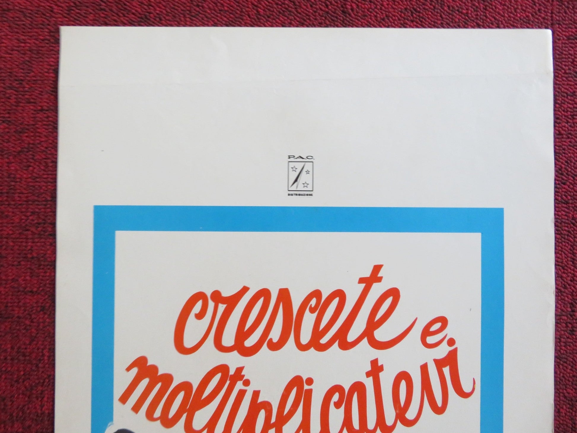 CRESCETE E MOLTIPLICATERI ITALIAN LOCANDINA POSTER RAYMOND PELLEGRIN 1973 Rendezvous Cinema Movie posters