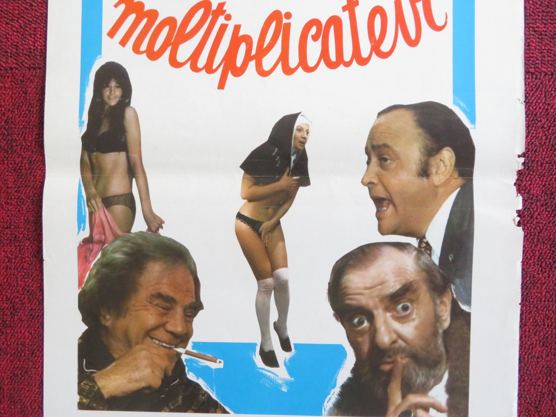CRESCETE E MOLTIPLICATERI ITALIAN LOCANDINA POSTER RAYMOND PELLEGRIN 1973 Rendezvous Cinema Movie posters