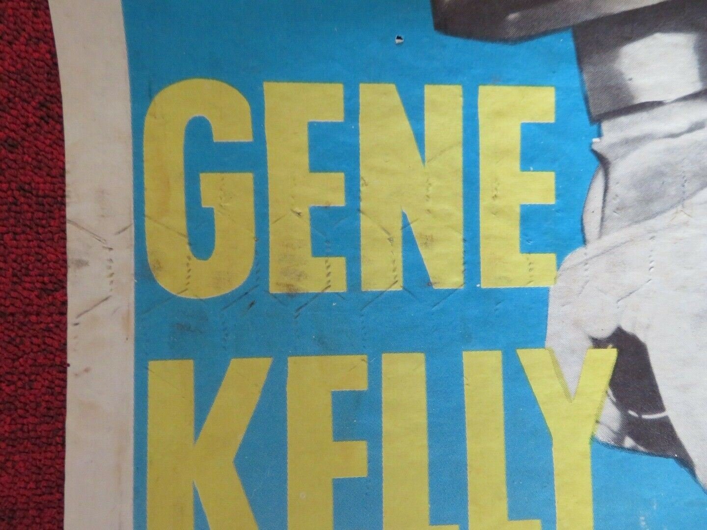 CREST OF THE WAVE FOLDED US ONE SHEET POSTER GENE KELLY JOHN JUSTIN 1954 Movie posters