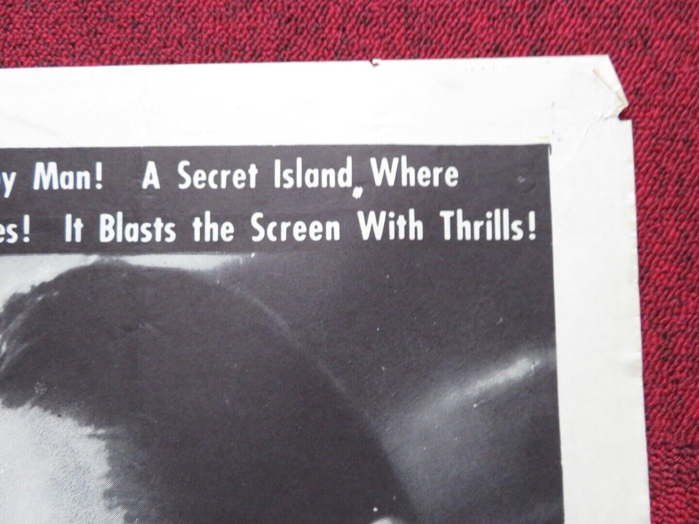 CREST OF THE WAVE FOLDED US ONE SHEET POSTER GENE KELLY JOHN JUSTIN 1954 Movie posters