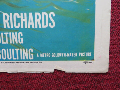 CREST OF THE WAVE FOLDED US ONE SHEET POSTER GENE KELLY JOHN JUSTIN 1954 Movie posters