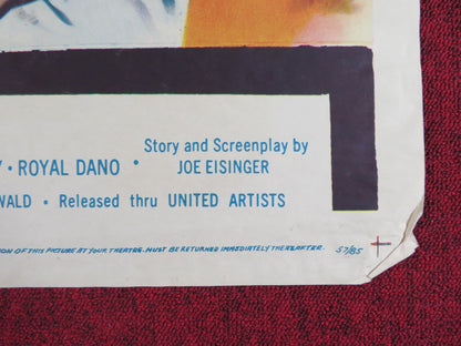 CRIME OF PASSION FOLDED US ONE SHEET POSTER BARBARA STANWYCK S. HAYDEN 1957 Rendezvous Cinema Movie posters