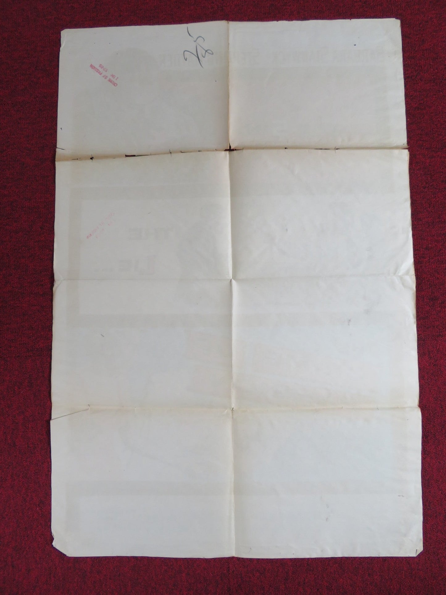 CRIME OF PASSION FOLDED US ONE SHEET POSTER BARBARA STANWYCK S. HAYDEN 1957 Rendezvous Cinema Movie posters