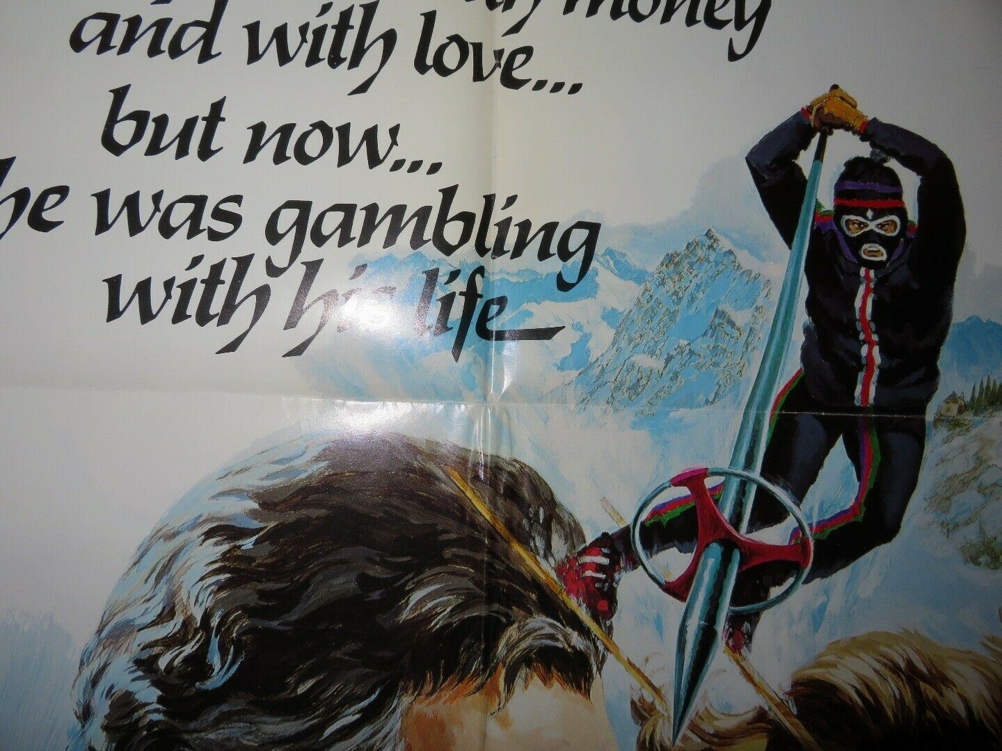 CRIME & PASSION FOLDED US ONE SHEET POSTER OMAR SHARIF KAREN BLACK 1976 Movie posters