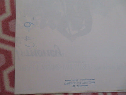 CRIME & PASSION FOLDED US ONE SHEET POSTER OMAR SHARIF KAREN BLACK 1976 Movie posters