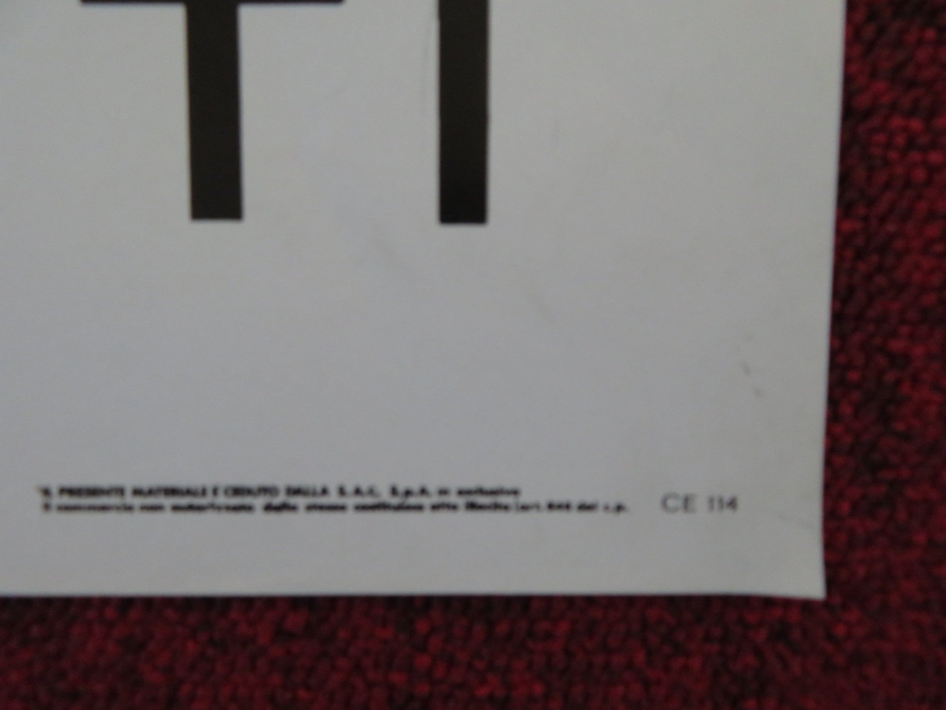 CRIMES AND MISDEMEANORS - B ITALIAN FOTOBUSTA POSTER WOODY ALLEN MIA FARROW 1989 Rendezvous Cinema Movie posters