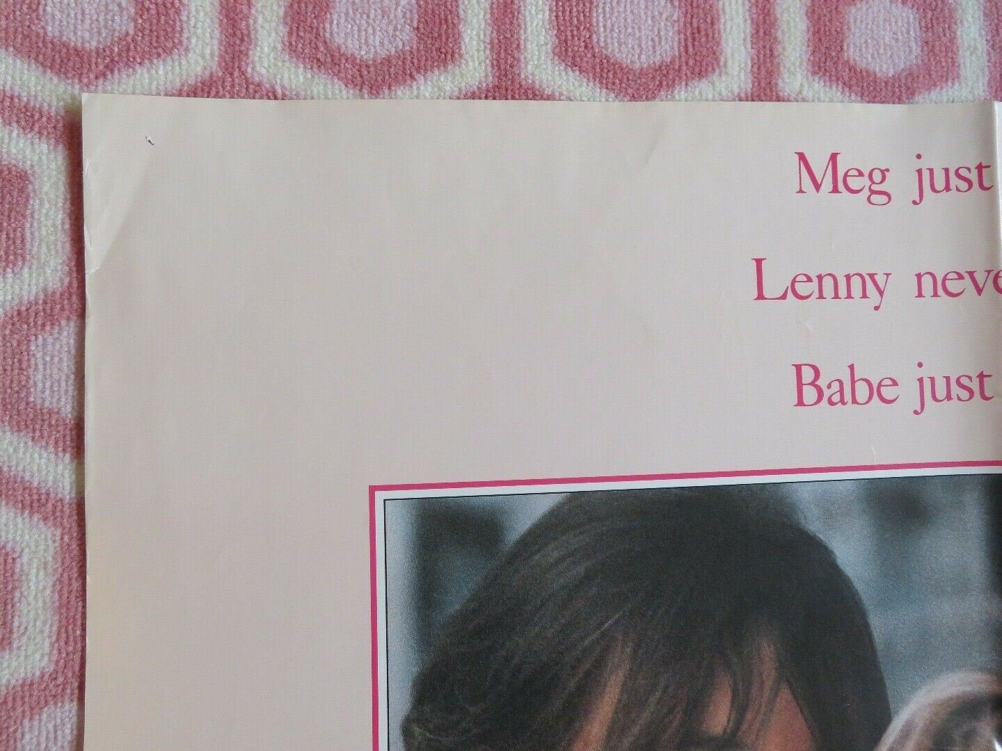 CRIMES OF THE HEART US ONE SHEET POSTER DIANE KEATON JESSICA LANGE 1986 Movie posters