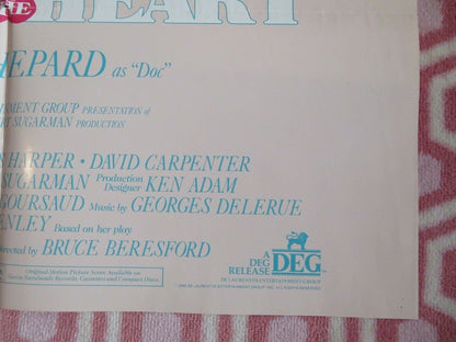 CRIMES OF THE HEART US ONE SHEET POSTER DIANE KEATON JESSICA LANGE 1986 Movie posters