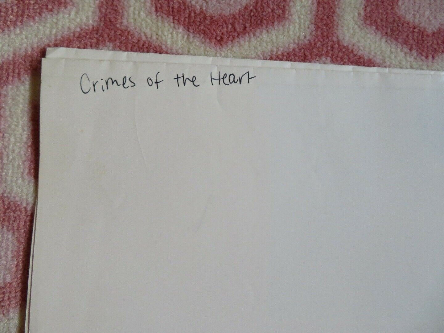 CRIMES OF THE HEART US ONE SHEET POSTER DIANE KEATON JESSICA LANGE 1986 Movie posters