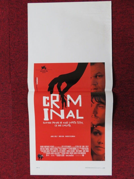 CRIMINAL ITALIAN LOCANDINA (27.5"x13") POSTER JOHN C. REILLY DIEGO LUNA 2004 Movie posters
