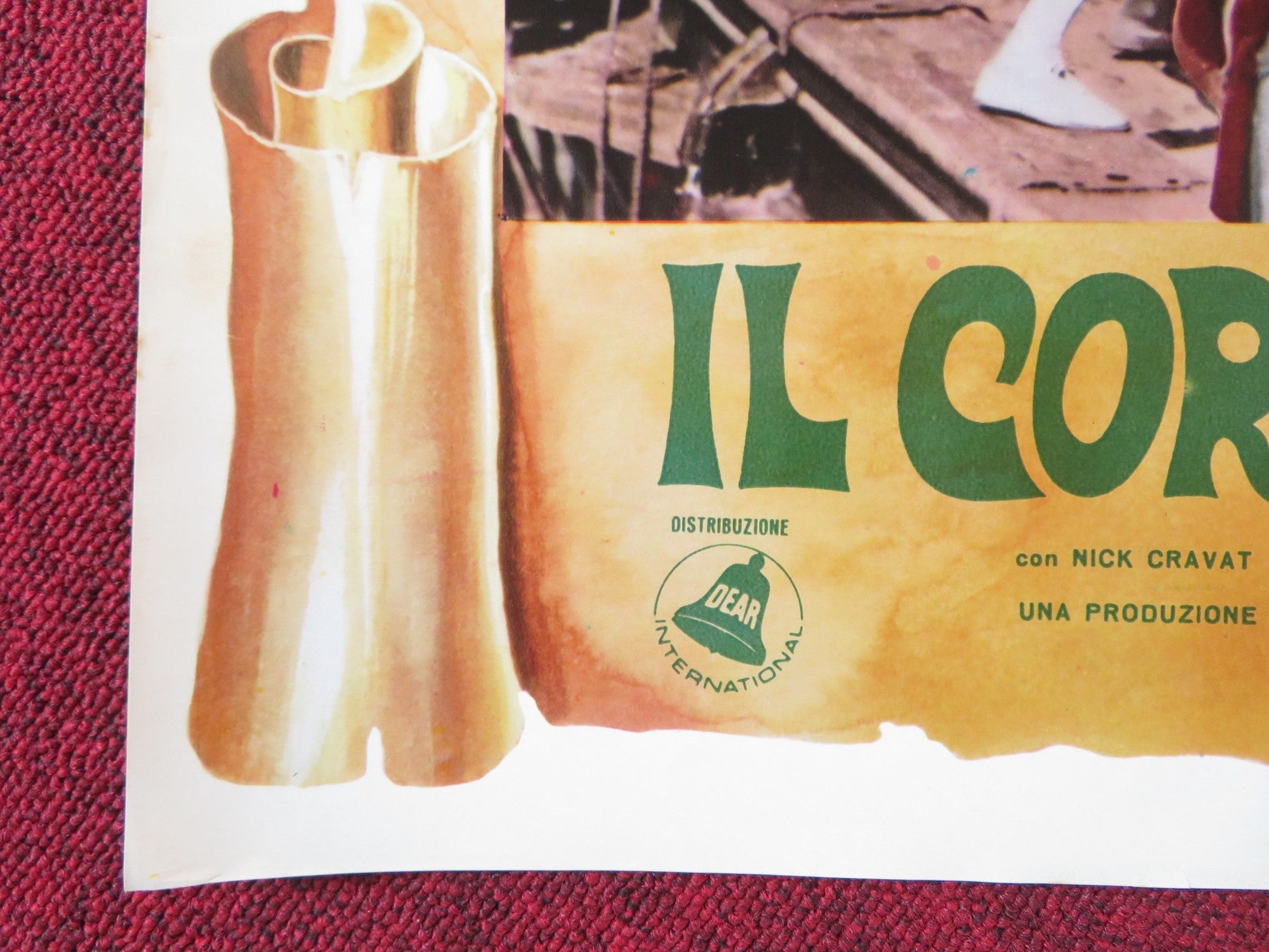 CRIMSON PIRATE - D ITALIAN FOTOBUSTA POSTER BURT LANCASTER NICK CRAVAT 1952R Rendezvous Cinema Movie posters