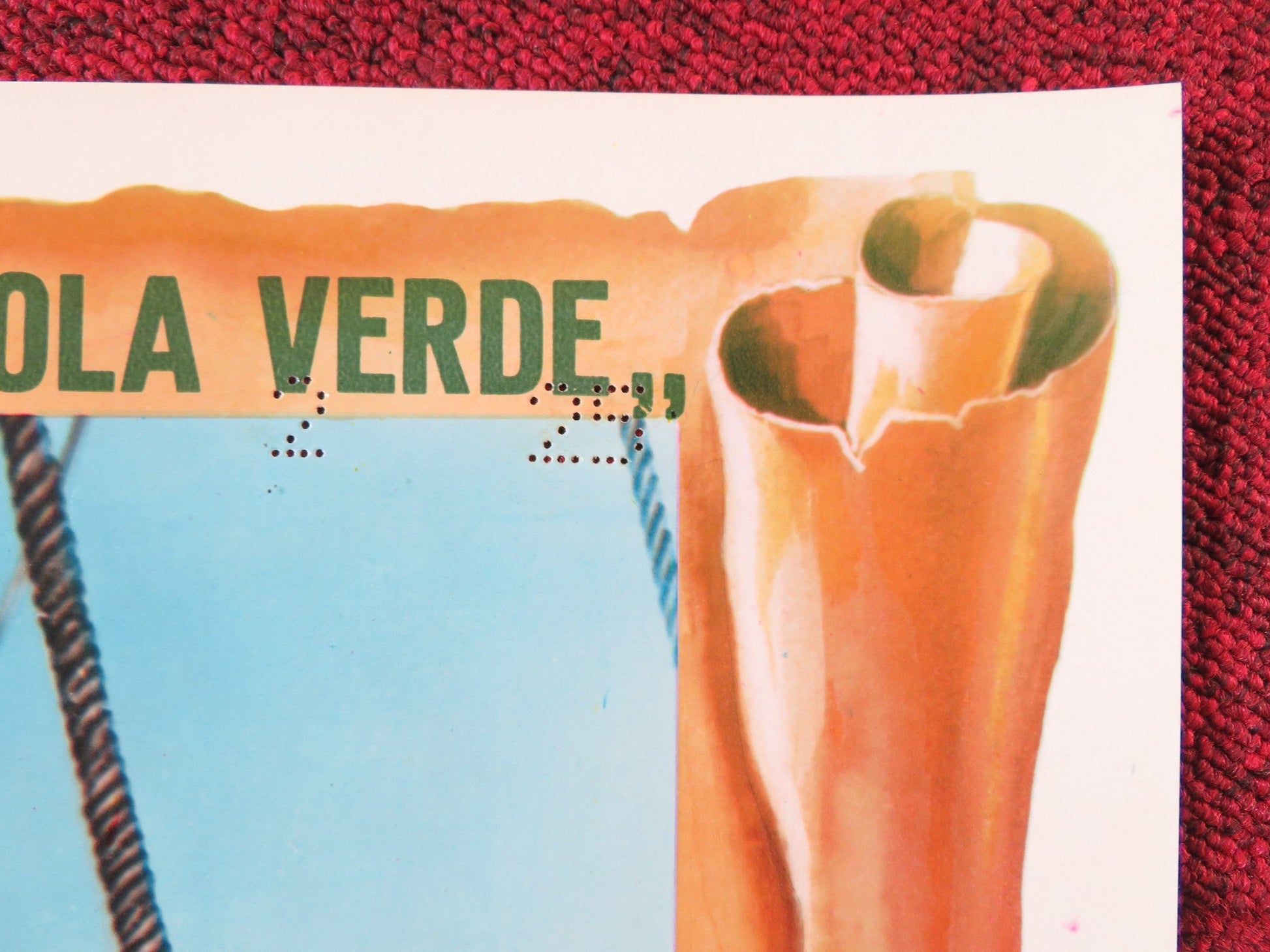 CRIMSON PIRATE - D ITALIAN FOTOBUSTA POSTER BURT LANCASTER NICK CRAVAT 1952R Rendezvous Cinema Movie posters