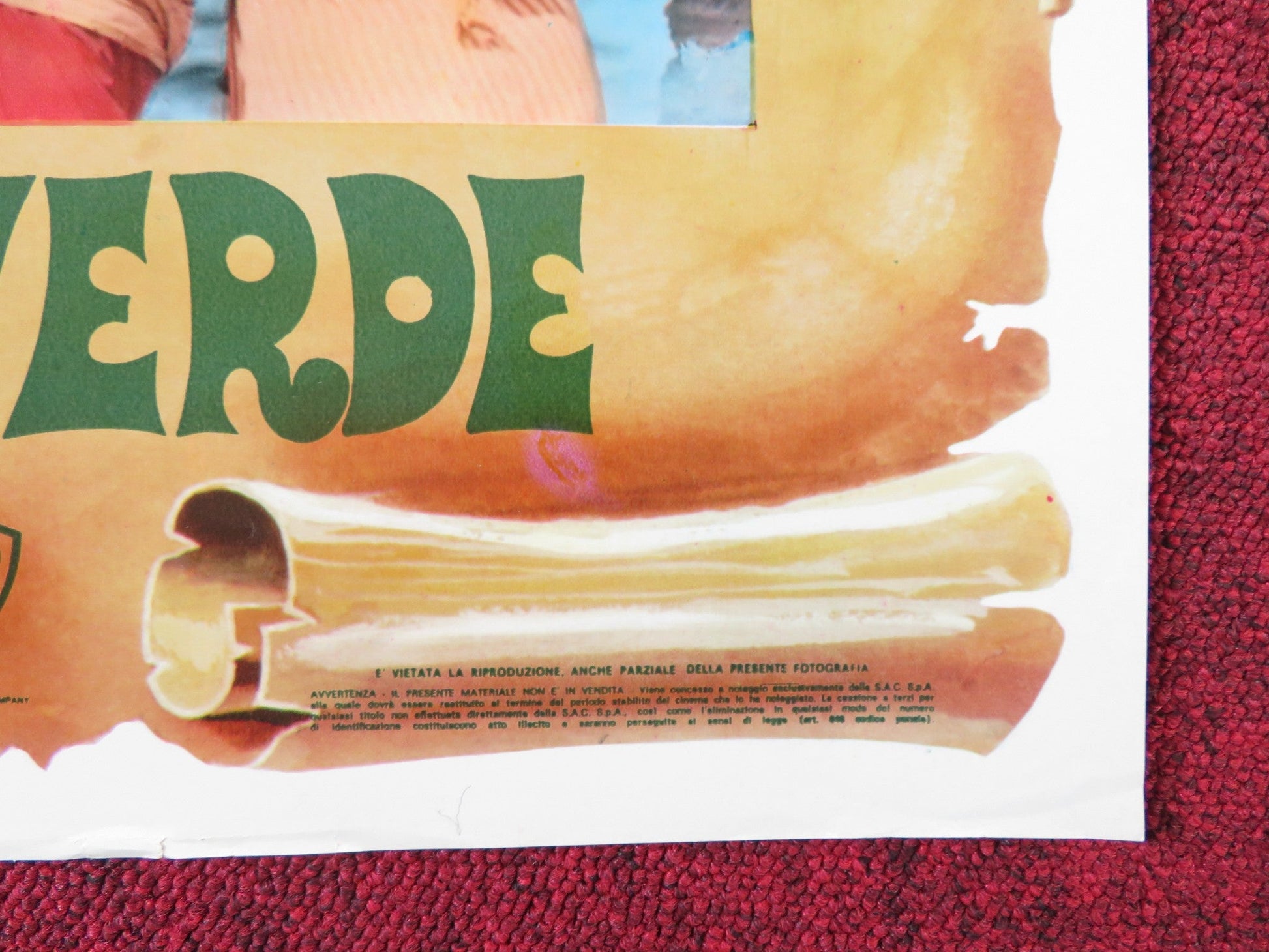 CRIMSON PIRATE - D ITALIAN FOTOBUSTA POSTER BURT LANCASTER NICK CRAVAT 1952R Rendezvous Cinema Movie posters