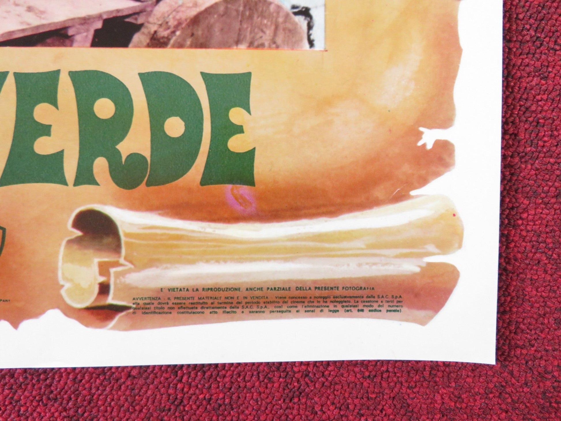 CRIMSON PIRATE - E ITALIAN FOTOBUSTA POSTER BURT LANCASTER NICK CRAVAT 1952R Rendezvous Cinema Movie posters