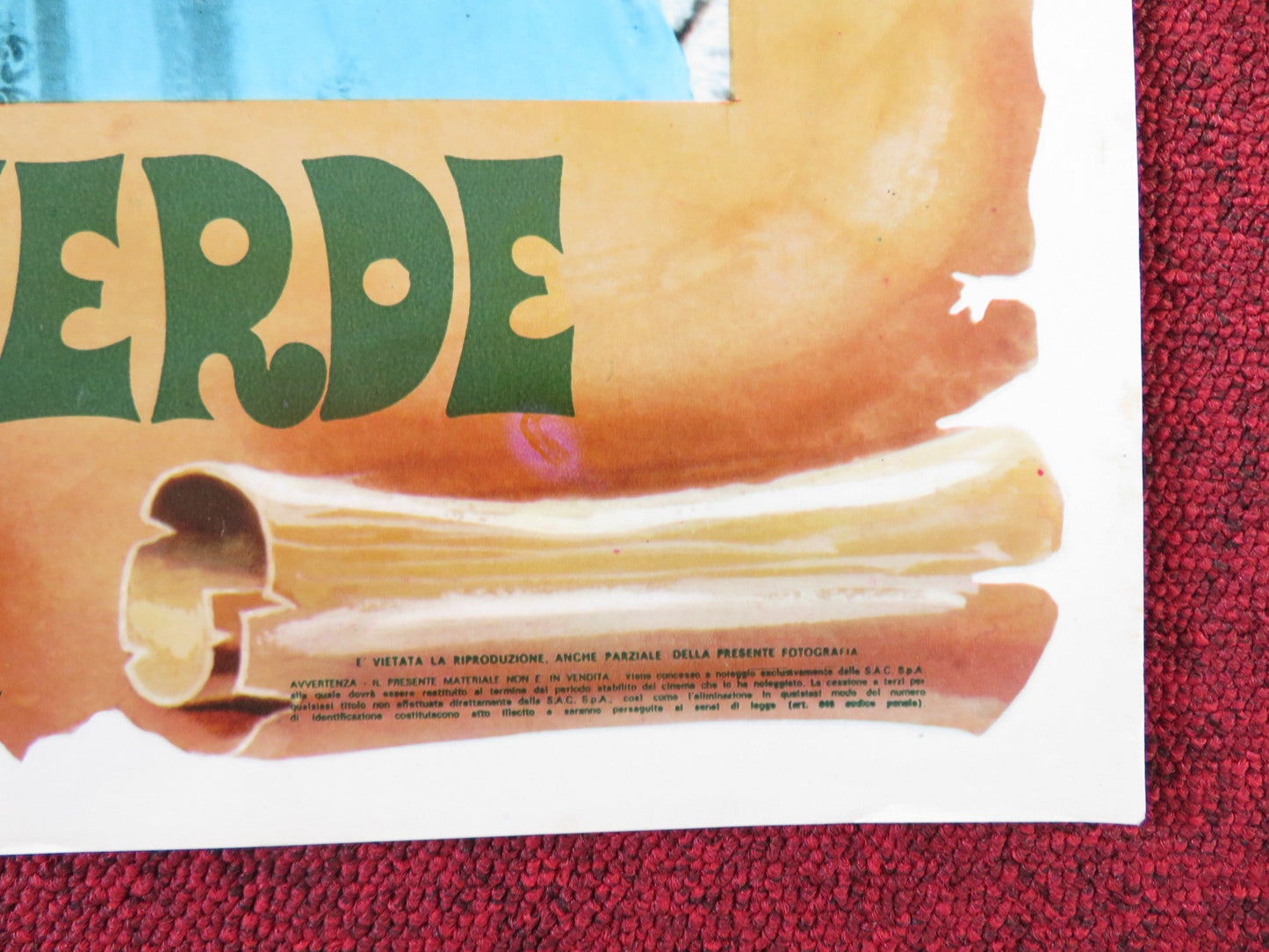 CRIMSON PIRATE - F ITALIAN FOTOBUSTA POSTER BURT LANCASTER NICK CRAVAT 1952R Rendezvous Cinema Movie posters