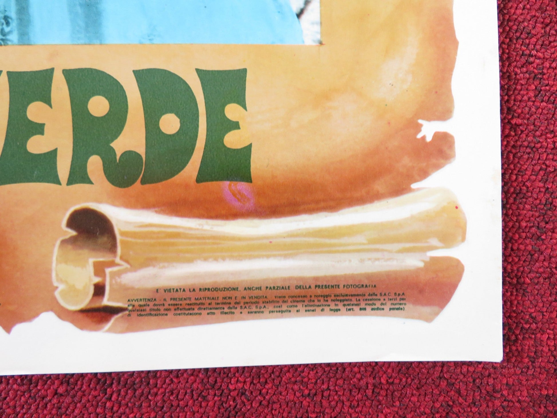 CRIMSON PIRATE - F ITALIAN FOTOBUSTA POSTER BURT LANCASTER NICK CRAVAT 1952R Rendezvous Cinema Movie posters