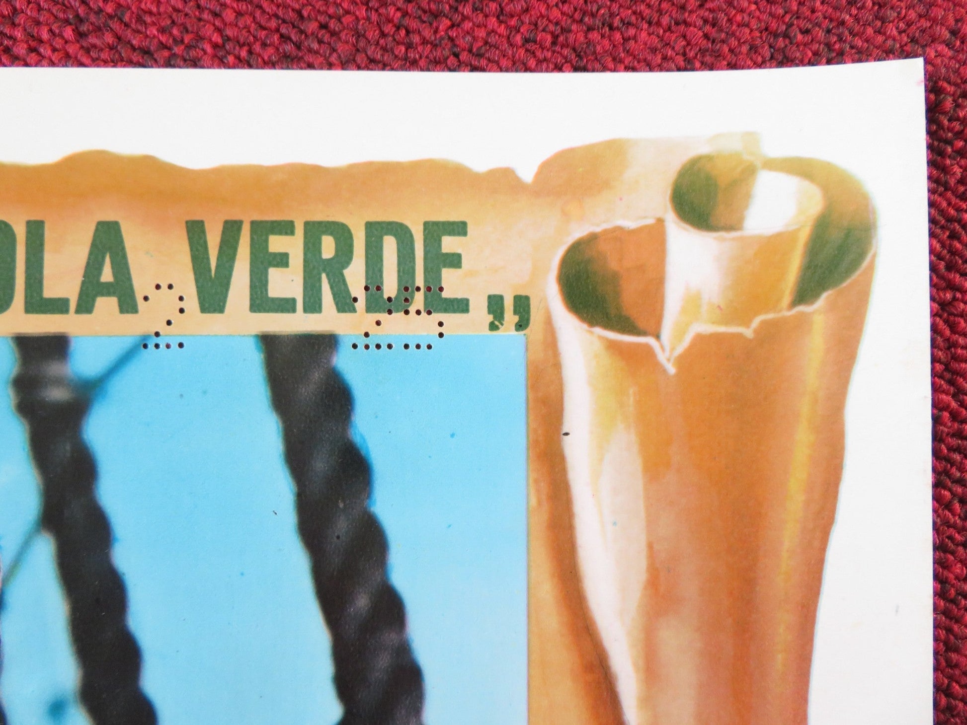 CRIMSON PIRATE - G ITALIAN FOTOBUSTA POSTER BURT LANCASTER NICK CRAVAT 1952R Rendezvous Cinema Movie posters