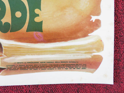 CRIMSON PIRATE - G ITALIAN FOTOBUSTA POSTER BURT LANCASTER NICK CRAVAT 1952R Rendezvous Cinema Movie posters