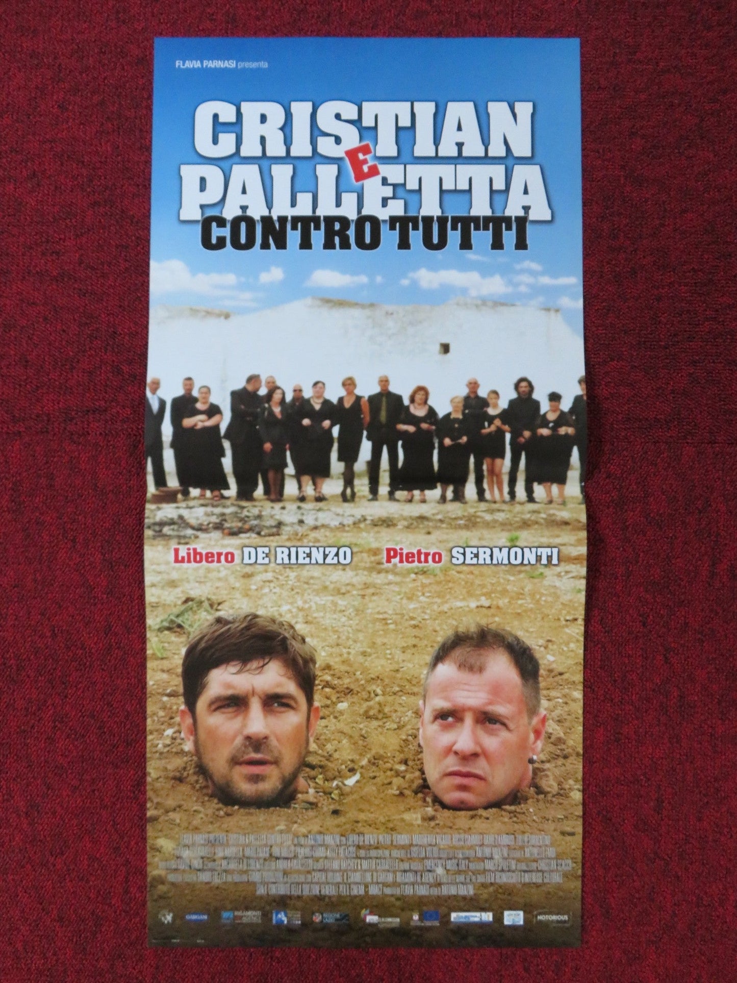 CRISTIAN E PALLETTA CONTRO TUTTI ITALIAN LOCANDINA POSTER LIBERO DE RIENZO 2016 Rendezvous Cinema Movie posters