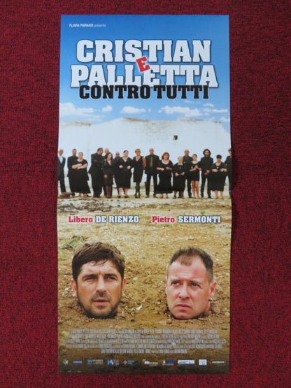 CRISTIAN E PALLETTA CONTRO TUTTI ITALIAN LOCANDINA POSTER LIBERO DE RIENZO 2016 Rendezvous Cinema Movie posters