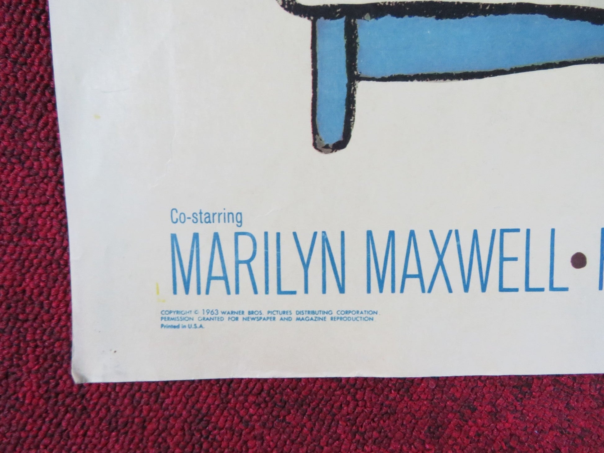 CRITIC'S CHOICE HALF SHEET (22"x 28") POSTER BOB HOPE LUCILLE BALL 1963 Rendezvous Cinema Movie posters