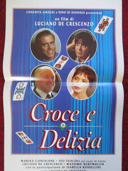 CROCE E DELIZIA ITALIAN LOCANDINA (27.5"x13") POSTER MARINA CONFALONE 1995 Rendezvous Cinema Movie posters