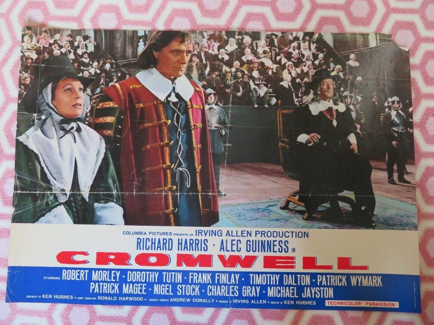 CROMWELL ITALIAN PHOTOBUSTA POSTER RICHARD HARRIS ALEC GUINNESS 1970 - Rendezvous Cinema