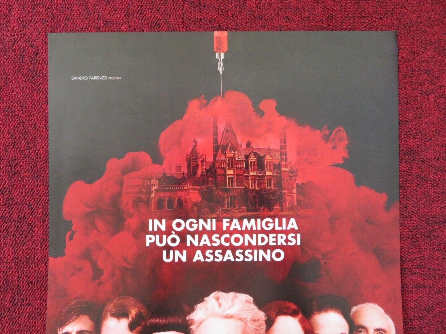 CROOKED HOUSE ITALIAN LOCANDINA (26.5"x12.5") POSTER AGATHA CHRISTIE 2017 Rendezvous Cinema Movie posters