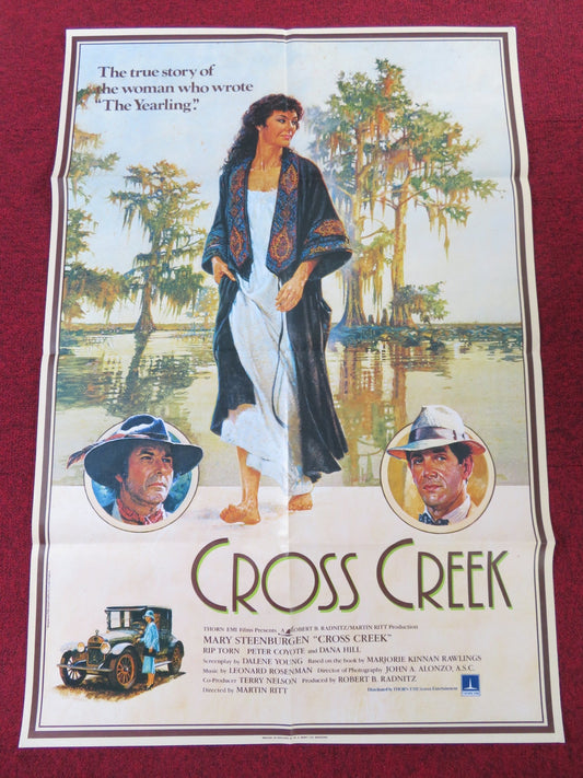 CROSS CREEK FOLDED US ONE SHEET POSTER MARY STEENBURGEN RIP TORN 1983 Rendezvous Cinema Movie posters