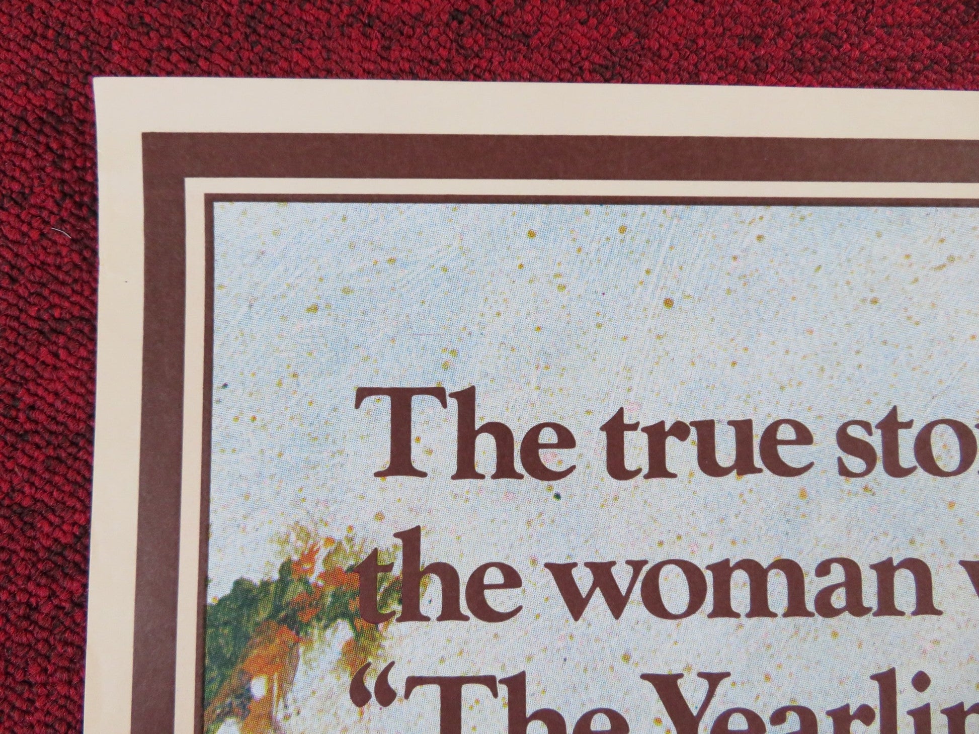 CROSS CREEK FOLDED US ONE SHEET POSTER MARY STEENBURGEN RIP TORN 1983 Rendezvous Cinema Movie posters