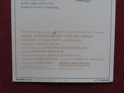 CROSS CREEK US INSERT (14"x 36") POSTER MARY STEENBURGEN RIP TORN 1983 Rendezvous Cinema Movie posters