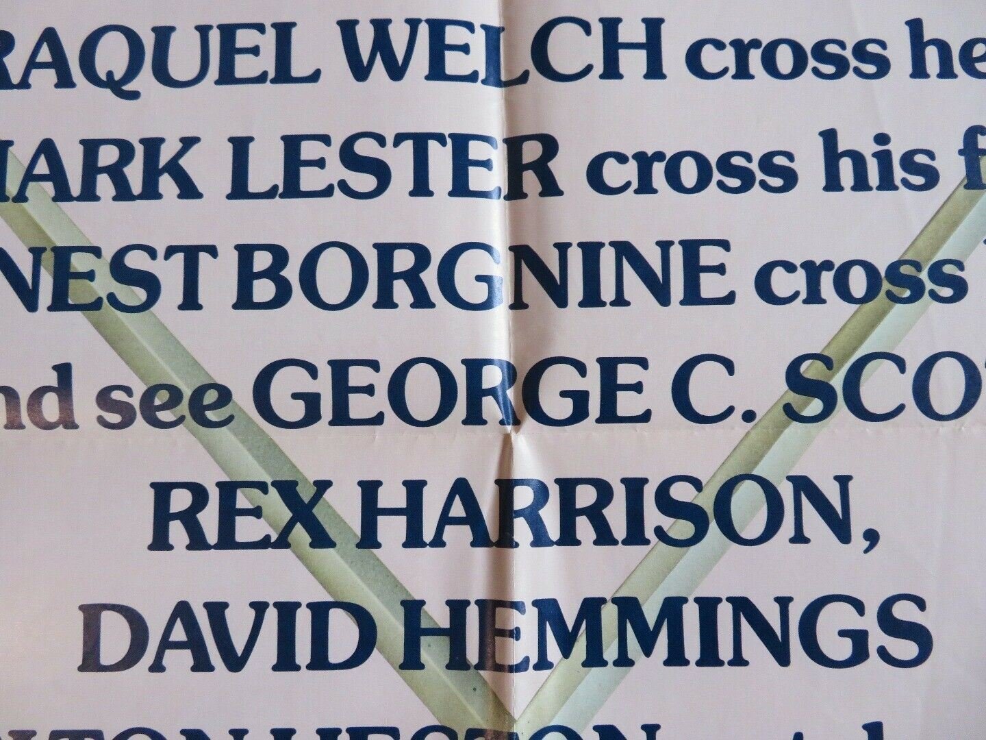 CROSSED SWORDS US ONE SHEET POSTER OLIVER REED RAQUEL WELCH MARK LESTER 1977 Movie posters