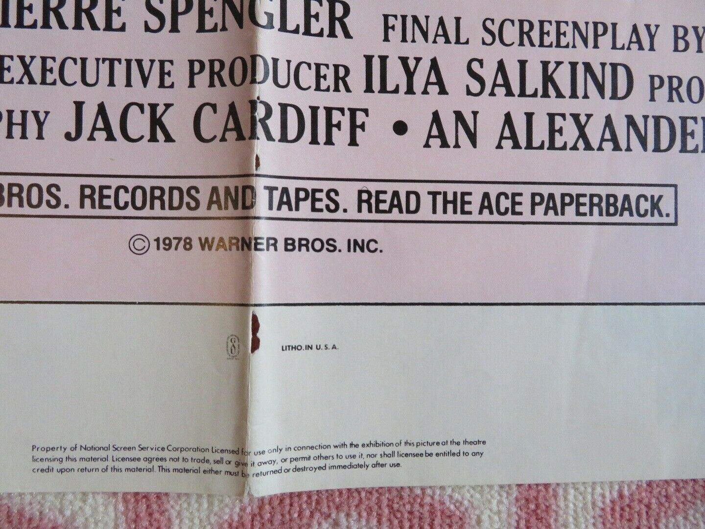 CROSSED SWORDS US ONE SHEET POSTER OLIVER REED RAQUEL WELCH MARK LESTER 1977 Movie posters