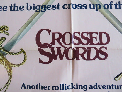 CROSSED SWORDS US ONE SHEET POSTER OLIVER REED RAQUEL WELCH MARK LESTER 1977 Movie posters