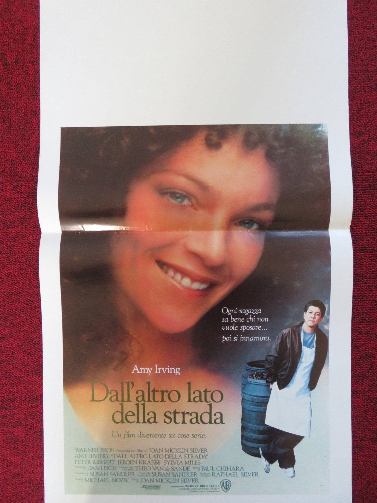 CROSSING DELANCEY ITALIAN LOCANDINA POSTER AMY IRVING PETER RIEGERT 1989 Rendezvous Cinema Movie posters