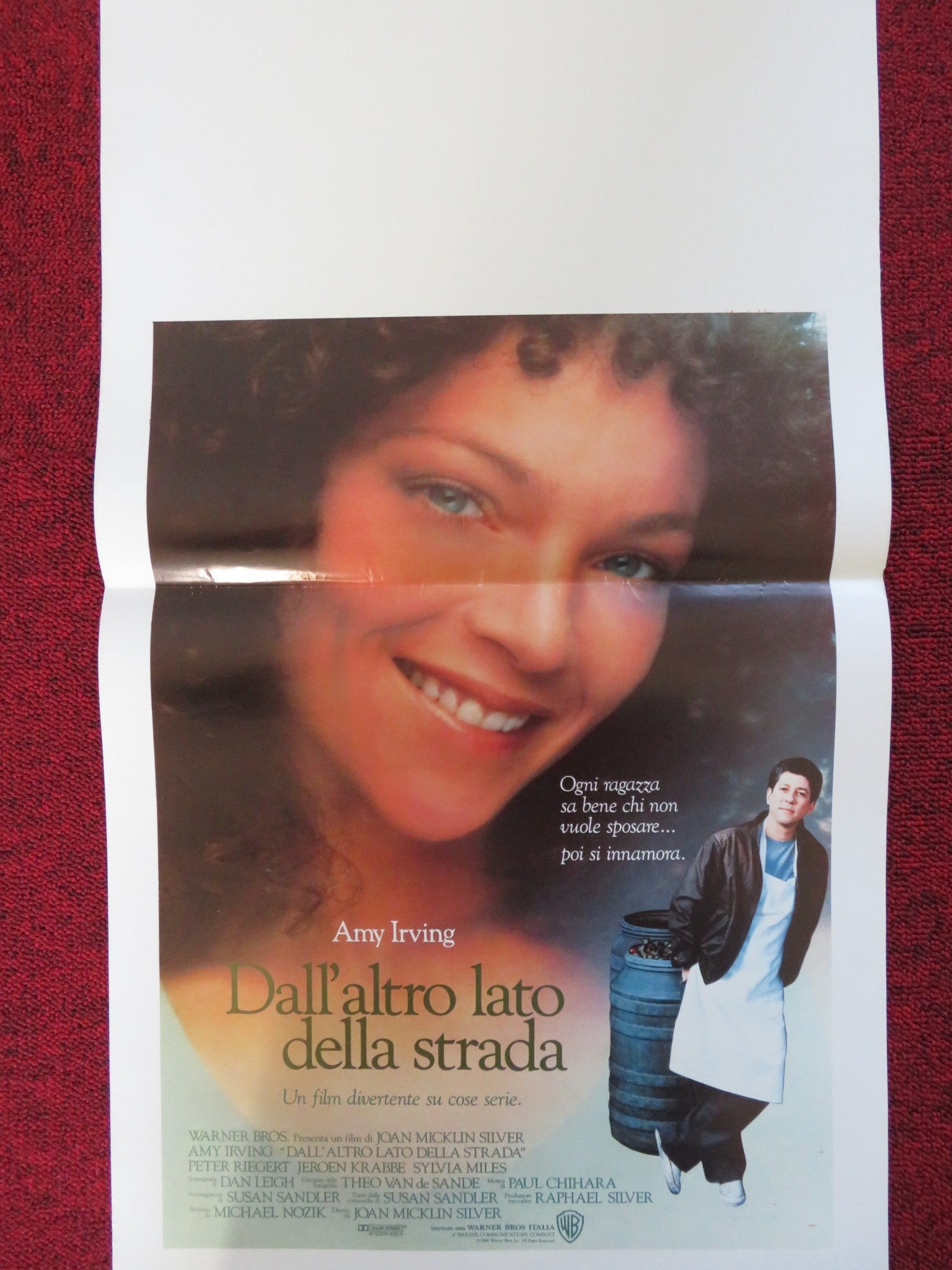 CROSSING DELANCEY ITALIAN LOCANDINA POSTER AMY IRVING PETER RIEGERT 1989 Rendezvous Cinema Movie posters