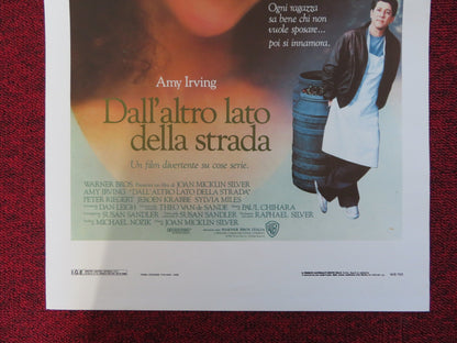 CROSSING DELANCEY ITALIAN LOCANDINA POSTER AMY IRVING PETER RIEGERT 1989 Rendezvous Cinema Movie posters