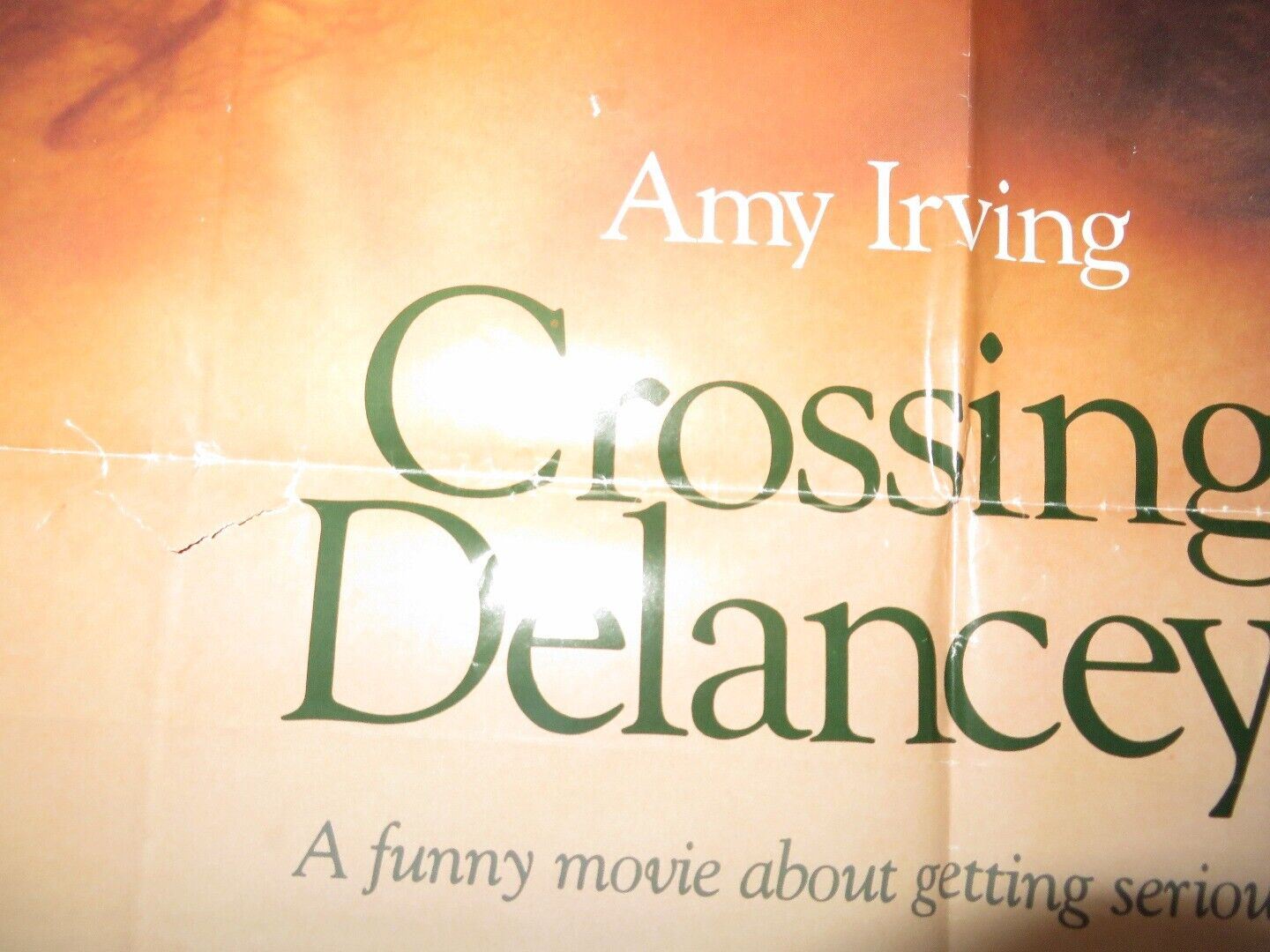 CROSSING DELANCEY US ONE SHEET POSTER AMY IRVING 1988 Rendezvous Cinema Movie posters