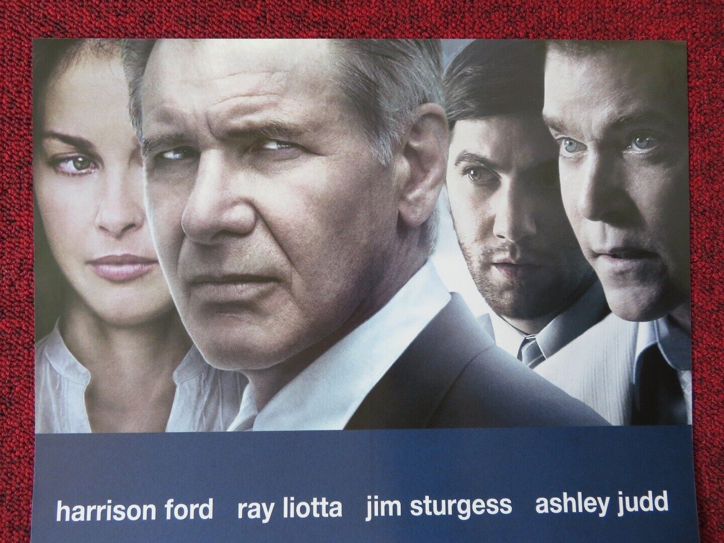 CROSSING OVER ITALIAN LOCANDINA (26.5"x12.5") POSTER HARRISON FORD RAY LIOTTA Movie posters