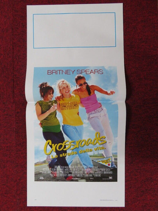 CROSSROADS ITALIAN LOCANDINA (27.5"x13") POSTER BRITNEY SPEARS A MOUNT 2002 - Rendezvous Cinema