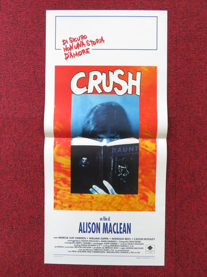 CRUSH ITALIAN LOCANDINA POSTER MARCIA GAY HARDEN WILLIAM ZAPPA 1993 Rendezvous Cinema Movie posters