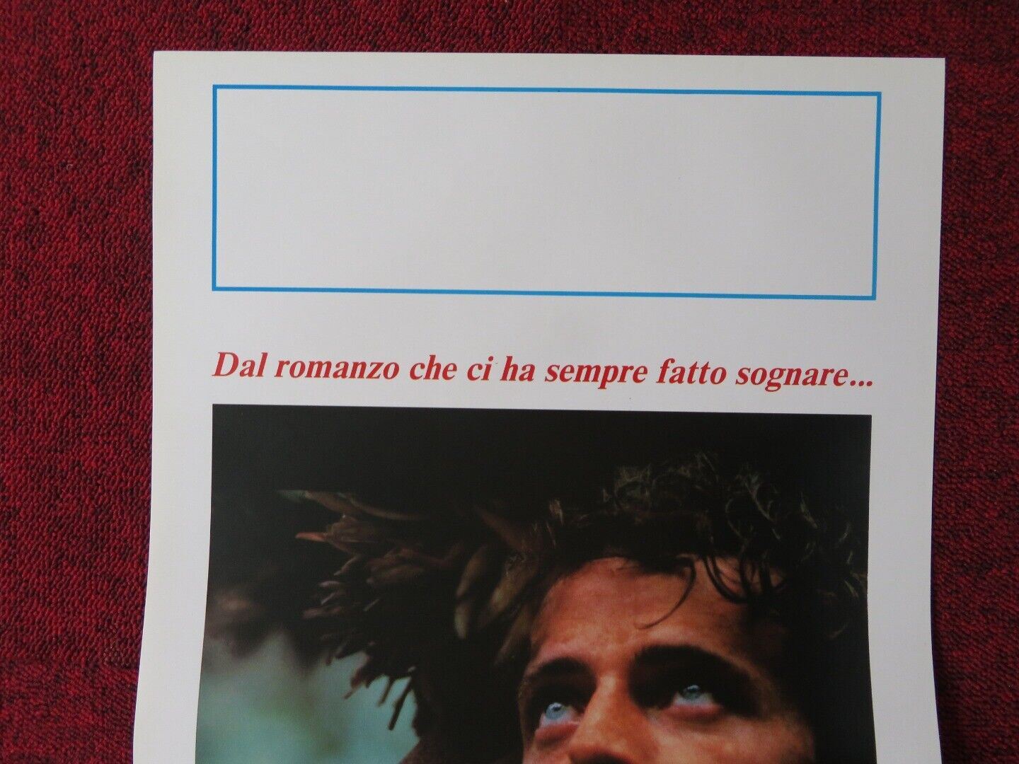 CRUSOE ITALIAN LOCANDINA (27.5"x13") POSTER AIDAN QUINN ELVIS PAYNE 1989 Movie posters