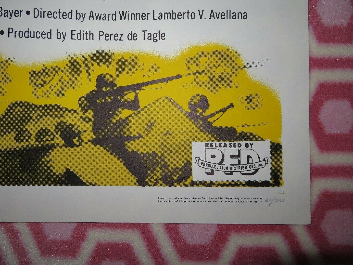 CRY FREEDOM US ONE SHEET POSTER PANCHO MAGALONA ROLF BAYER 1961 Movie posters