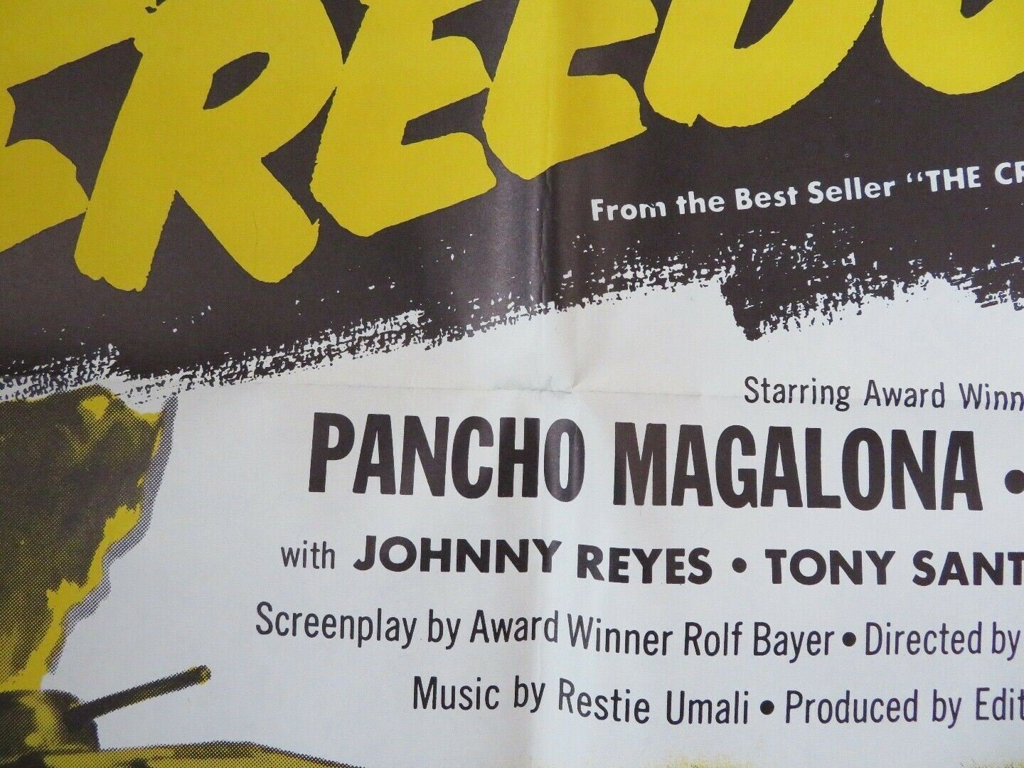 CRY FREEDOM US ONE SHEET POSTER PANCHO MAGALONA ROLF BAYER 1961 Movie posters