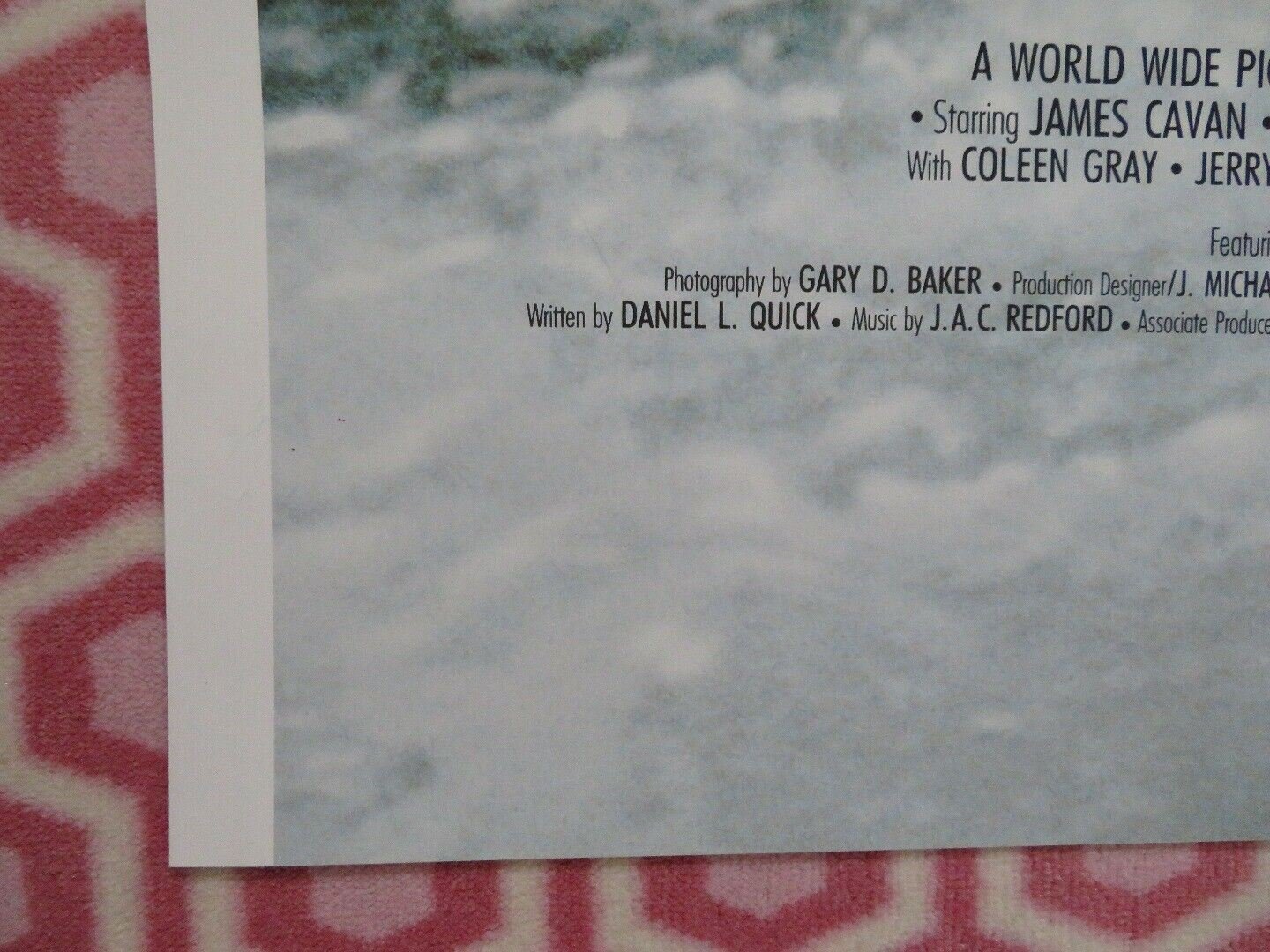 CRY FROM THE MOUNTAIN US ONE SHEET POSTER CHRIS KIDD WES PARKER 1985 Movie posters