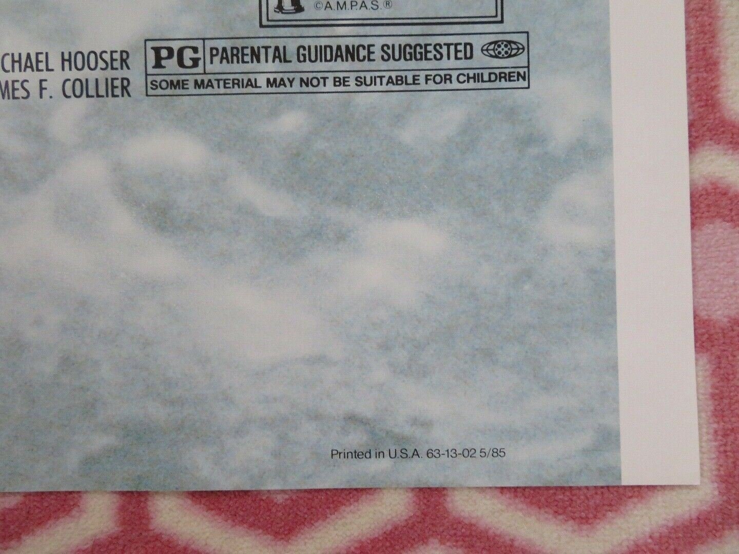 CRY FROM THE MOUNTAIN US ONE SHEET POSTER CHRIS KIDD WES PARKER 1985 Movie posters